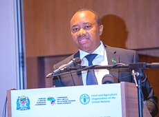 The new Chair of the Commission on Forests and Wildlife in Africa (AFWC24), Prof Dos Santos Silayo
