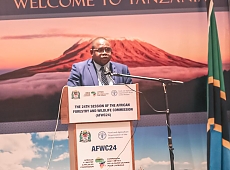 Hon. Shamata Shaame Khamis, the Minister of Agriculture, Irrigation, Natural Resources, and Livestock for the Government of Zanzibar